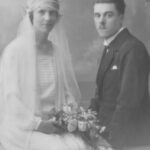 Mariage Jeanne Beaussier et Gabriel Gaultier parents de Ginette